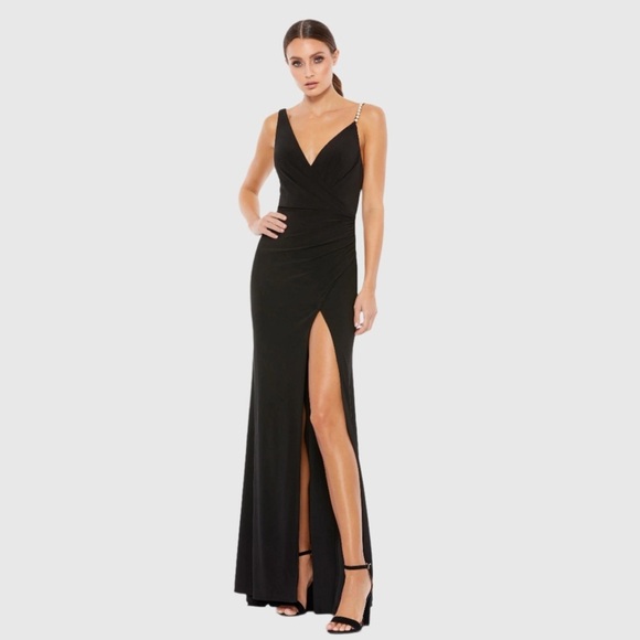 Mac Duggal Black Evening Gown - Picture 1 of 8